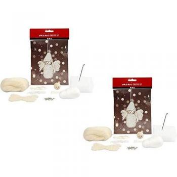 Mini Kit de Manualidades Creativo - Set de Ángeles (H: 10 cm)