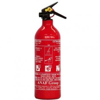 CORA 000126801 Extintor de Polvo 1 kg, Clase 5A 34B -C con Soporte