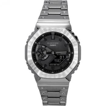 Casio G-Shock Solar Full Metal Analog-Digital Men's Watch with Black Dial - Model GM-B2100D-1A