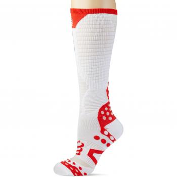 COMPRESSPORT Compress Port Full Ultralight V2.1 Calcetines, Todo el año, Unisex, Color Blanco, tamaño T1