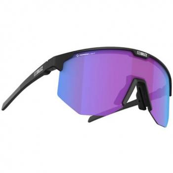 Bliz Gafas de Sol Hero Small Nano Optics Nordic Light, color negro mate, diseño compacto para rostro pequeño, protección UV400, lentes polarizados