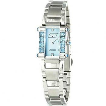 Chronotech womens analogue quartz watch with stainless steel strap cc7040ls01m