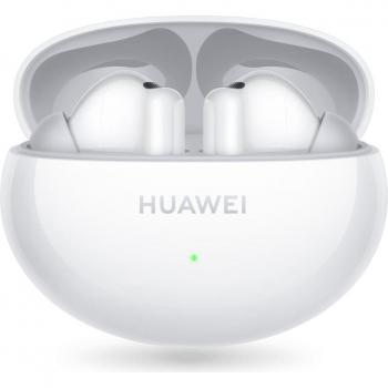 HUAWEI FreeBuds 6i Auriculares Inalámbricos Blanco con Cancelación Activa de Ruido 3.0 Inteligente, Bajos Impactantes, Carga Rápida, 35 Horas de batería