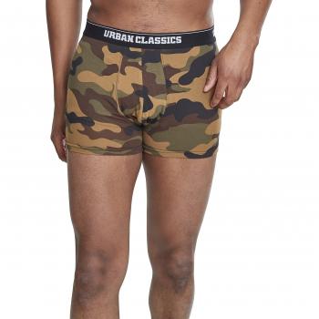 Urban Classics 2-Pack Camo Boxer Shorts for Men - Size S to 5XL