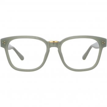 Linda Farrow STEFFEN LFL1402 C6 Men's Eyeglasses Grey Size 56 - Blue Light Block Available