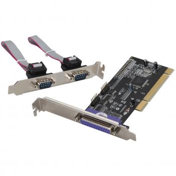 Tarjeta PCI Comdis I-Tec - 2 puertos serie, 1 paralelo y ranura extra para RS232