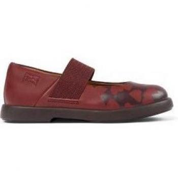 CAMPER Twins - Ballerinas for Girls - Burgundy, Smooth Leather, Size 29 & 11