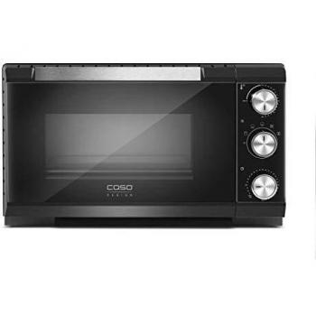 CASO Design TO20 Horno eléctrico de convección 20 litros 1500 Watt negro