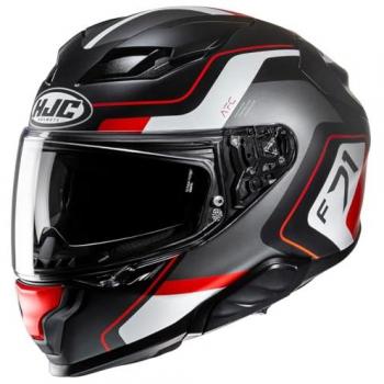 HJC Casco Integral F71 Arcan MC1SF Negro-Blanco-Gris