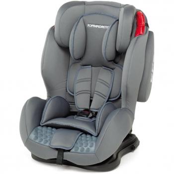 Foppapedretti Dinamik - Silla de coche, grupos 1/2/3, color plateado