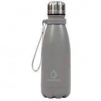 Olmitos - Botella termica inox, 350 ml, color gris