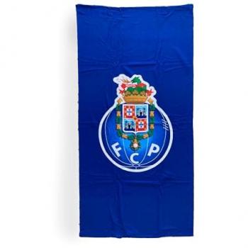 Toalla de Microfibra Oporto 180x90 cm, color azul con escudo del FC Porto