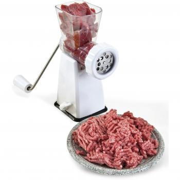 Metaltex 251722 Tartare - Picadora de Carne y Moldeadora de Pasta, Color Blanco