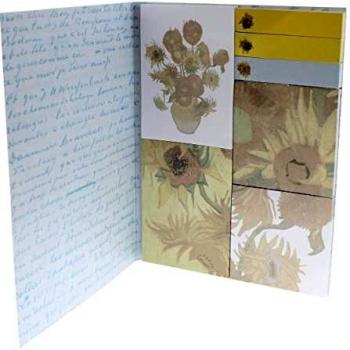 Van Gogh Sticky Notes | Regalos de cumpleaños para ella | Girasol | Regalo para ella | Estacionario | Regalos de cumpleaños para mujeres | Vincent Van Gogh | Siete diseños