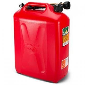 Bidón de Combustible Never Stop 20 L Rojo con AutoStop
