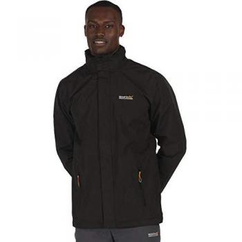 Regatta Men's Lightweight Waterproof Matt Jacket Black XS