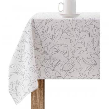 Mantel antimanchas con estampado de hojas