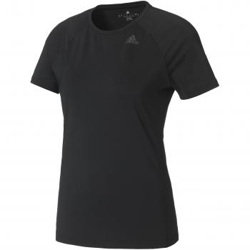 adidas D2M Tee Solid Camiseta de Manga Corta, Mujer, Negro, XL
