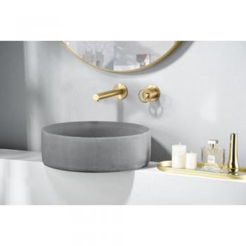 Grifo Monomando Empotrado para Lavabo Olimpo Oro Cepillado IMEX GLC033/OC