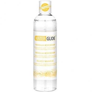 Gel lubricante a base de agua con aroma a vainilla - 300 ml, vegano y compatible con juguetes sexuales y preservativos