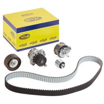 Bomba de agua y kit de correa de distribución MAGNETI MARELLI 132011160068