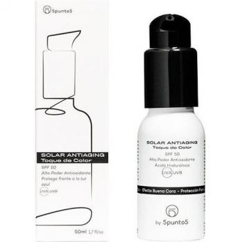 5PUNTO5 Protector Solar Antiaging con Color SPF50 Textura Sérum 50ml