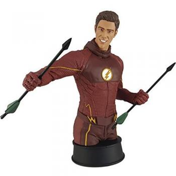 Figura Coleccionable Lydsto DC Comics Flash TV Training Busto - Polystone - Edición Limitada Numerada, Color Verde, 20 cm