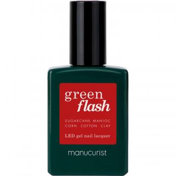 Manucurist Green Flash LED Gel Nail Lacquer 15 ml Pomegranate