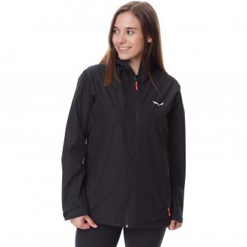 Salewa Chaqueta Puez Aqua 4 Powertex 2.5L negra mujer - M