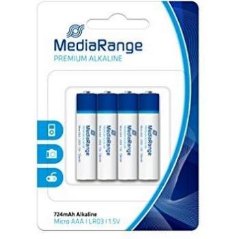 MediaRange Premium Alkaline Batteries Micro AAA|LR03|1.5V Pack 4