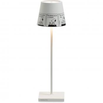 Lámpara de Mesa LED Poldina Pro Peanuts Edición Limitada, Batería Recargable IP65, Dimmerizable, Hasta 12 Horas de Uso