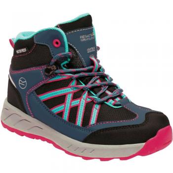 Regatta Samaris Mid Junior Walking Boot, Botas de Senderismo Unisex Niños, Azul