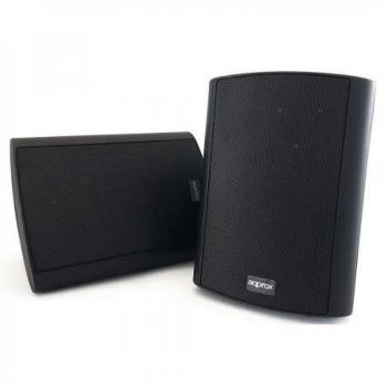 Altavoces Autoamplificados Approx appSPK+BK, 60W RMS, Bluetooth, RCA, Jack 3.5mm, 5 Pin, incluye soportes de pared, color negro