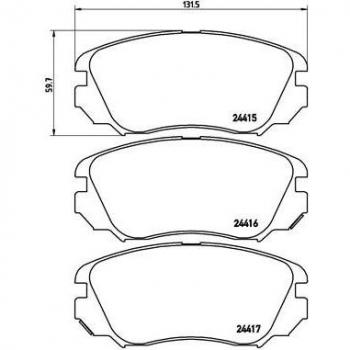 Pastillas de freno BREMBO P 59 054X