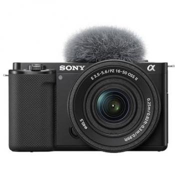 Cámara Vlogging Sony Alpha ZV-E10 APS-C Mirrorless con Objetivo Zoom 16-50 mm f/3.5-5.6 II (24 MP, Vídeo 4K, Eye AF en Tiempo Real)