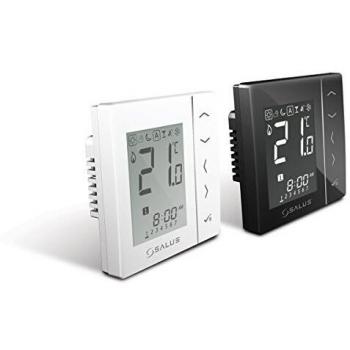 Termostato Programable Digital SALUS VS30W, Blanco, Empotrable, 230V