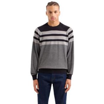 Armani Exchange Men's Navy Blue Round Neck Sweater Size M
