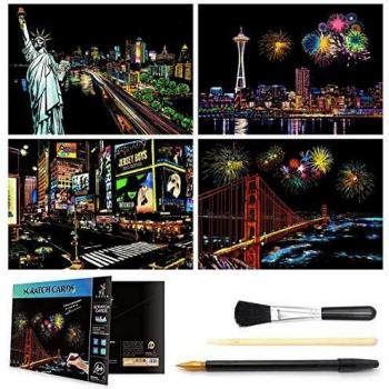 Wbeng Scratch & Sketch Art Paper