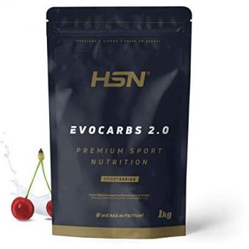 Bebida Isotónica en Polvo Evocarbs 2.0 Sabor Cereza 1 Kg - Sin Gluten, Electrolitos, No-GMO, Vegano (25 Tomas)