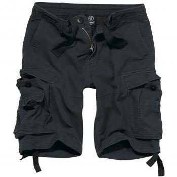 Brandit Vintage Cargo Shorts - Black - S to 7XL - Men's