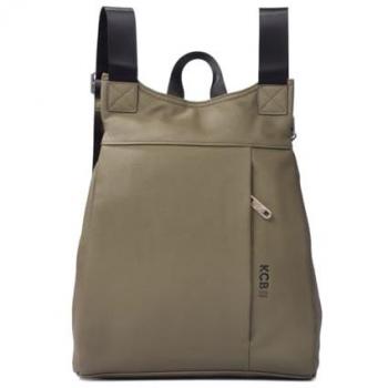 Mochila antirrobo KCB Strong | Diseño Compacto y Seguro | Estilo Moderno y Elegante | Ideal para Transporte Público y Uso Diario | Asas Ajustables | 100% Vegana | Color Khaki