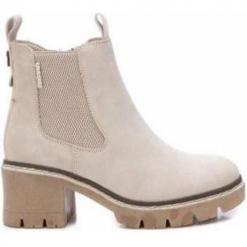 Botín Refresh 171056 para Mujer, Color Beige, Talla 41, con Cierre de Cremallera y Altura de Tacón de 6cm