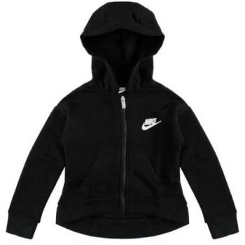 Nike Kids Sudadera Con Cremallera Club Fleece High Low - Sudadera, con cremallera, tejido Club Fleece, diseño alto-bajo, para niños