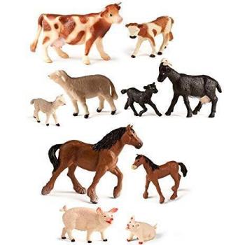 Miniland Animales granja con bebés