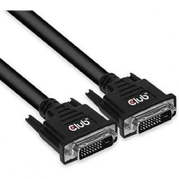 Cable DVI-D Dual Link (24+1) Bidireccional 10 m con Conectores Baquelita y Contactos Dorados
