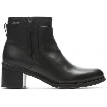 Clarks - Zapatos de Cordones de Cuero para Mujer Negro Negro, Color Negro, Talla 39 EU