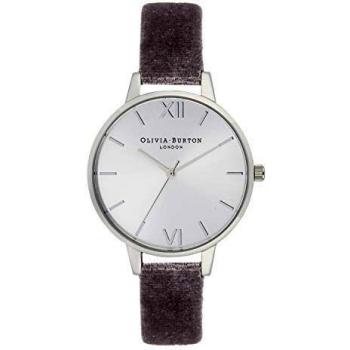 Olivia Burton Women's Watch OB16DE04 - Silver and Violet, 34mm