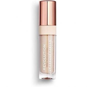 Makeup Revolution Cut Crease Canvas - Prebase para sombra de ojos con cobertura total, tono medio