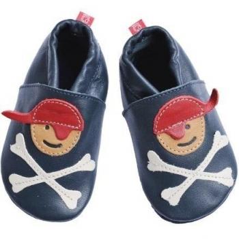 Anna und Paul - Zapatillas de estar por casa para niño, color azul, talla L