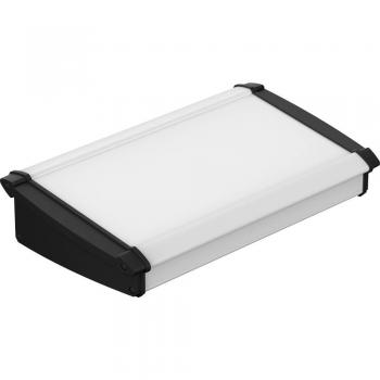 Bopla Caja de consola Alu-Topline de aluminio color negro con frontal inclinado 300 x 181.2 x 68.2 mm